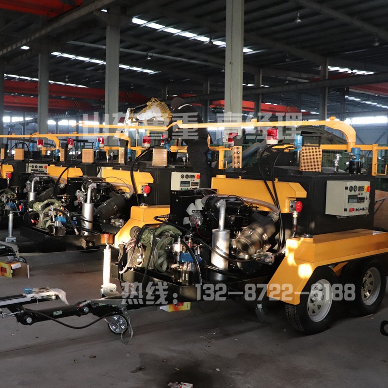 路面灌缝机市政交通维护路面设备 沥青灌缝机节能洋马发动机
