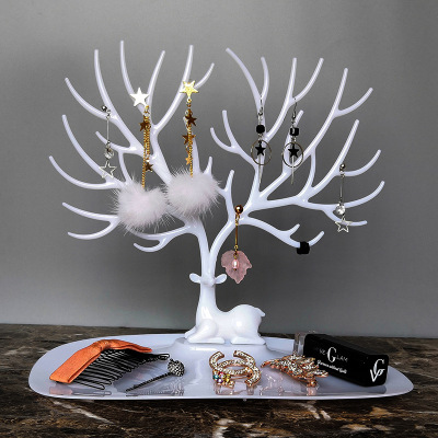 Forest Antlers Tree originality Jewelry jewelry box Earring rack Necklace Bracelet Ear Studs storage box Jewelry Holder