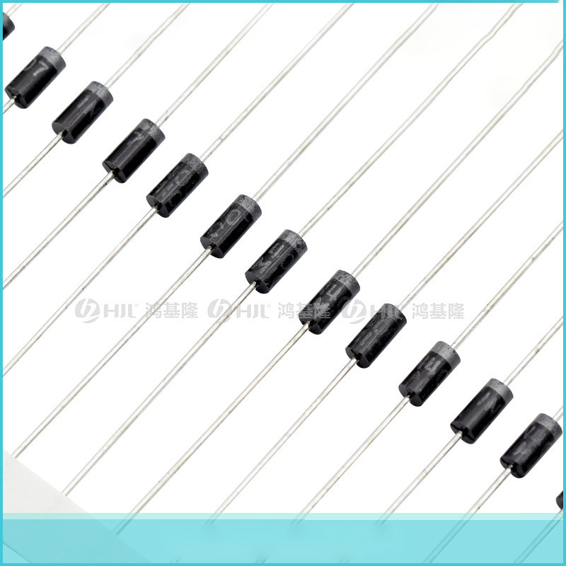 MIC编带直插整流二极管1N4007 DO-41插件整流管1A/1000V IN4007