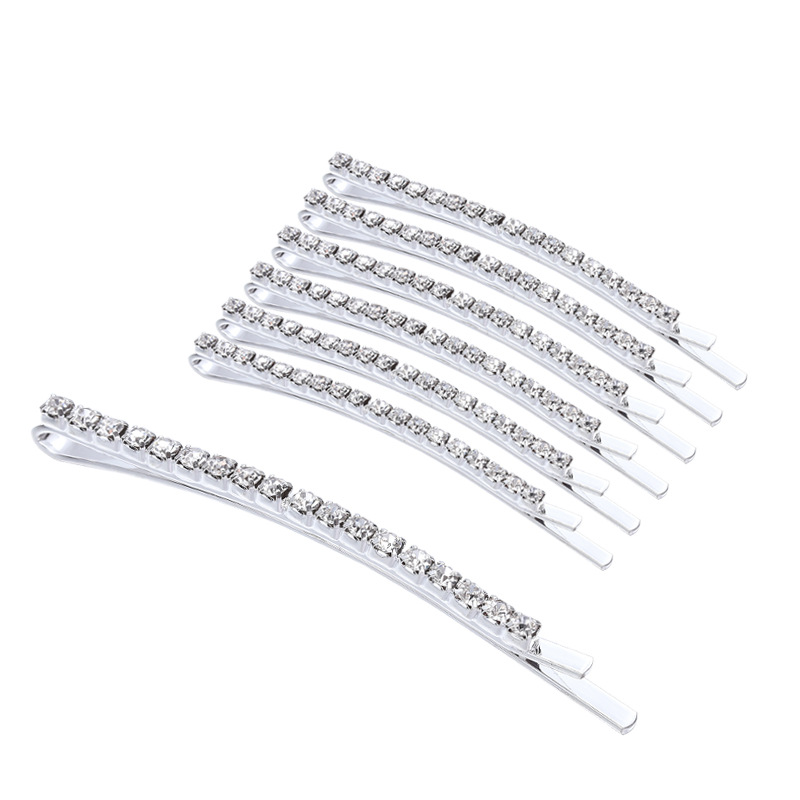 Women'S Fashion Solid Color Iron Plating Inlay Rhinestones Hair Clip display picture 5