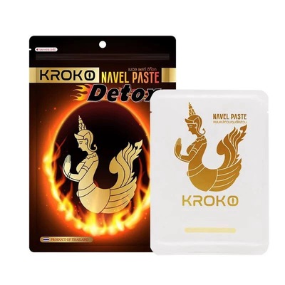 泰国KROKO美人鱼肚脐贴燃烧我的卡路里睡觉也能瘦1袋5贴代发