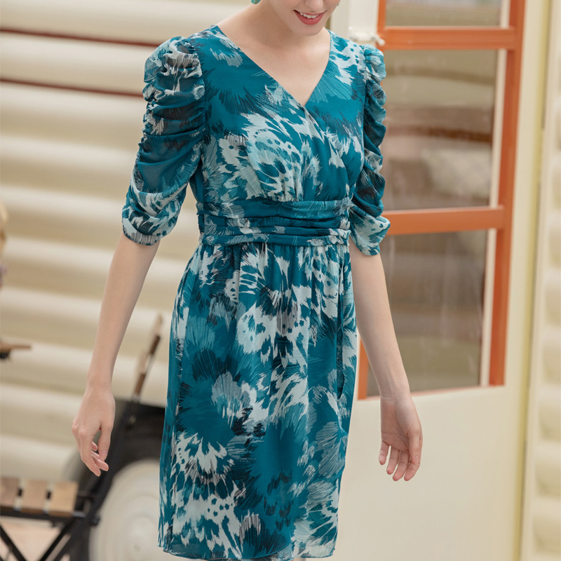 Robe femme SIOSUQ  POéSIE en De la soie - Ref 3326839 Image 4