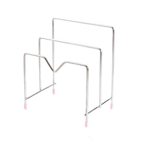 Multifunctional stainless steel pot lid rack, chopping board storage rack, kitchen chopping board rack, pot lid rack