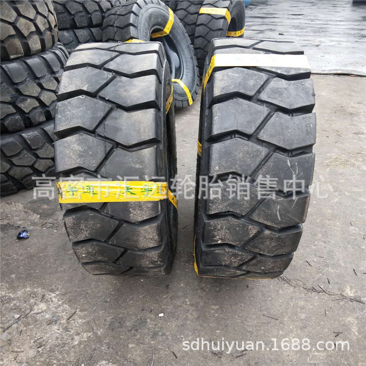 现货批发8.25-15实心轮胎825-15叉车轮胎
