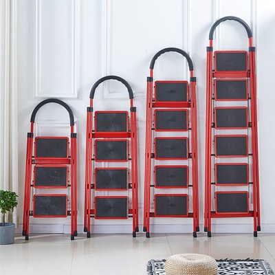 礼品促销专用折叠梯 家用梯 加厚人字梯批发 三四五六步梯子