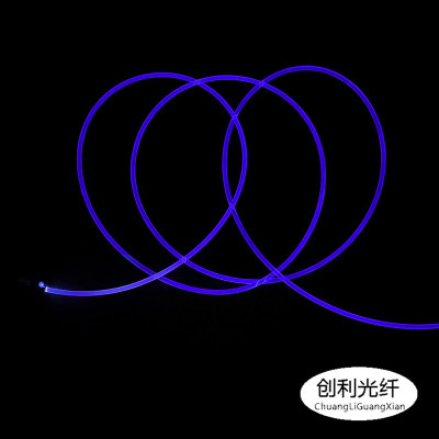 直径2.5mm通体导光光纤侧光光纤实芯照明光纤发光条氛围线鼠标垫|ru