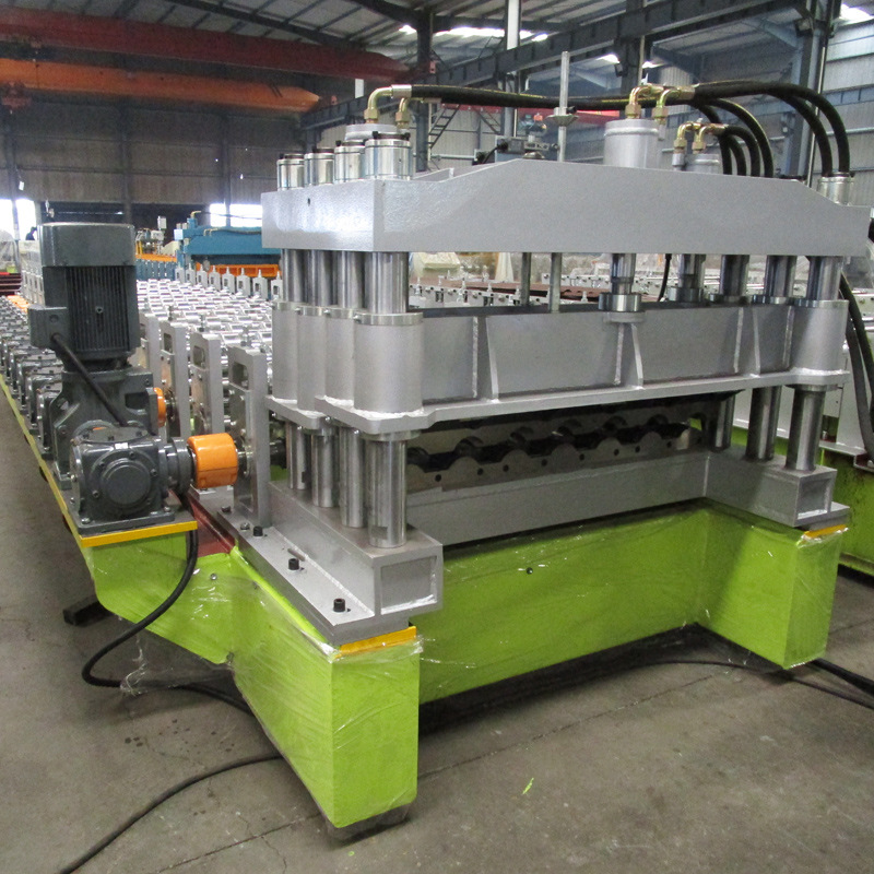 杭州中原供应齿轮箱传动的琉璃瓦压瓦机/全自动彩钢琉璃瓦机设备