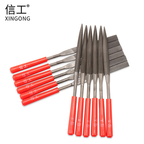 Xin Gong coarse tooth assorted file super coarse tooth file steel file aluminum alloy mold grinding correction hand tool small file knife