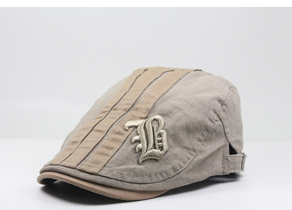 Männer Sommer Mode Brief Baskenmütze Baumwolle Casual Atmungsaktive Ente Zunge Sonnenschirm Hut Frauen_voghion.com