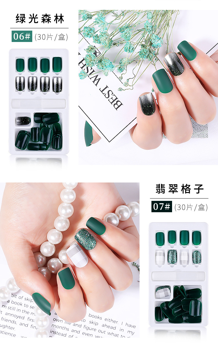 穿戴美甲成品甲片