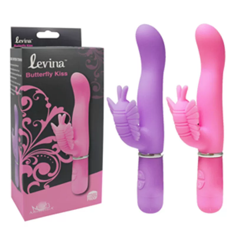 Afra Haochi Butterfly Kiss 30 Frequency Dual Madake Vibration Silicon Massage Stick Женское мастурбационное оборудование
