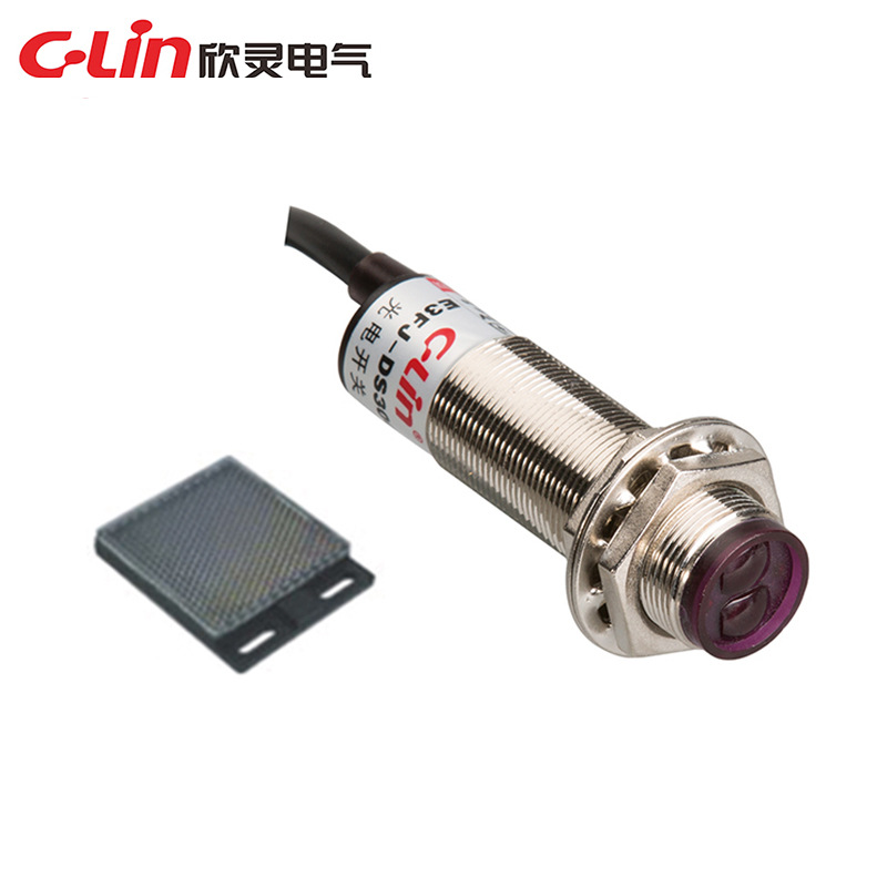 欣灵 E3FJ-R2C1系列 （带反射板反馈反射型） 光电开关