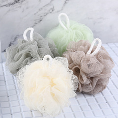 2517 plain color hangable large foaming bath ball soft bath flower bath flower bath bath back rub bath ball