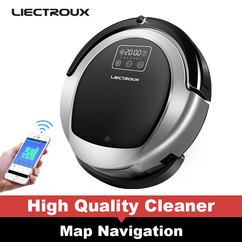 德国LIECTROUX莱尔克斯扫地机器人B6009地图导航app控制水箱UV灯|ru