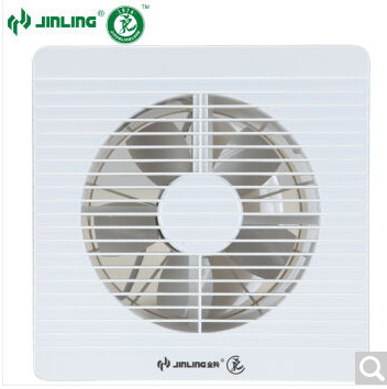 金羚（JINLING）浴室排风扇橱房窗式换气扇白色 APC15-2-2H