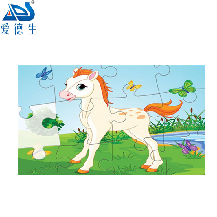 1厂家木质拼图UV平板打印机 拼图图案个性定制数码印花机