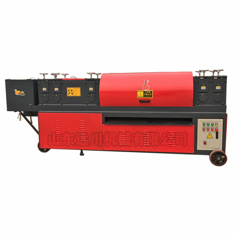 钢管全自动刷漆机 圆管调直除锈刷漆机厂家直销 多功能钢管调直机