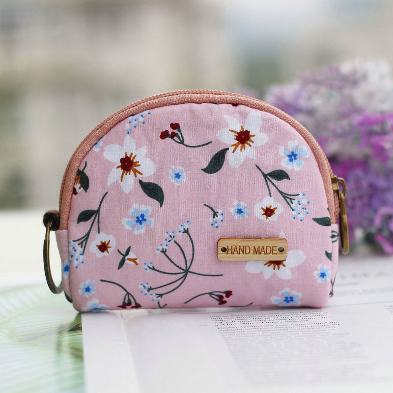 Women's Flower Cotton Zipper Kids Wallets display picture 4