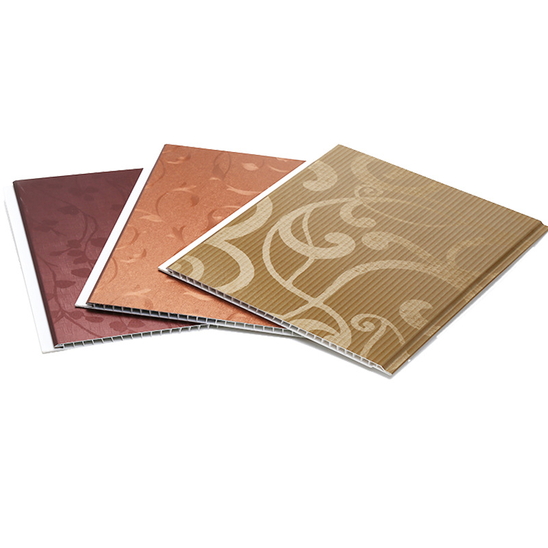 PVC plástico hebilla techo a prueba de humedad ignífugo techo plano integrado panel de pared de instalación rápida decoración de la pared