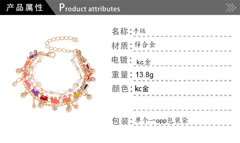 Alloy Fashion Geometric bracelet(Color KC gold)Fashion Jewelry NHKQ2450-Color-KC-gold