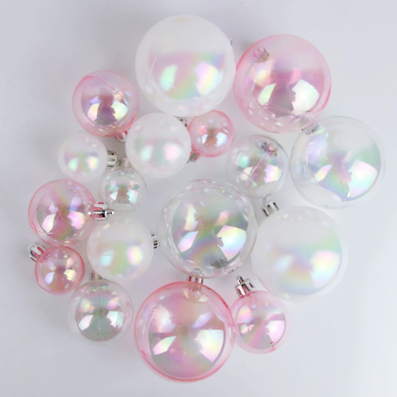 Brand transparent fuchsia decorations
