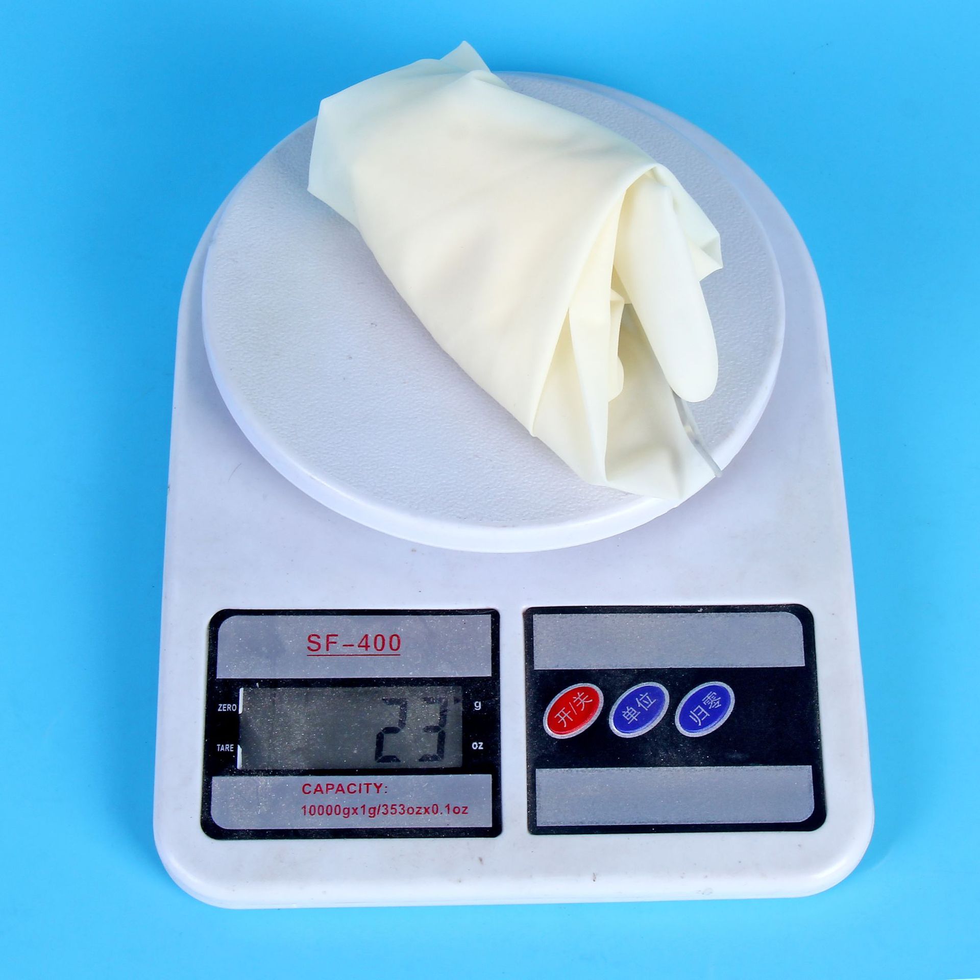 En stock guantes de látex desechables espesados guantes de goma sanitarios del hogar industrial Protección Laboral guantes elásticos de alta