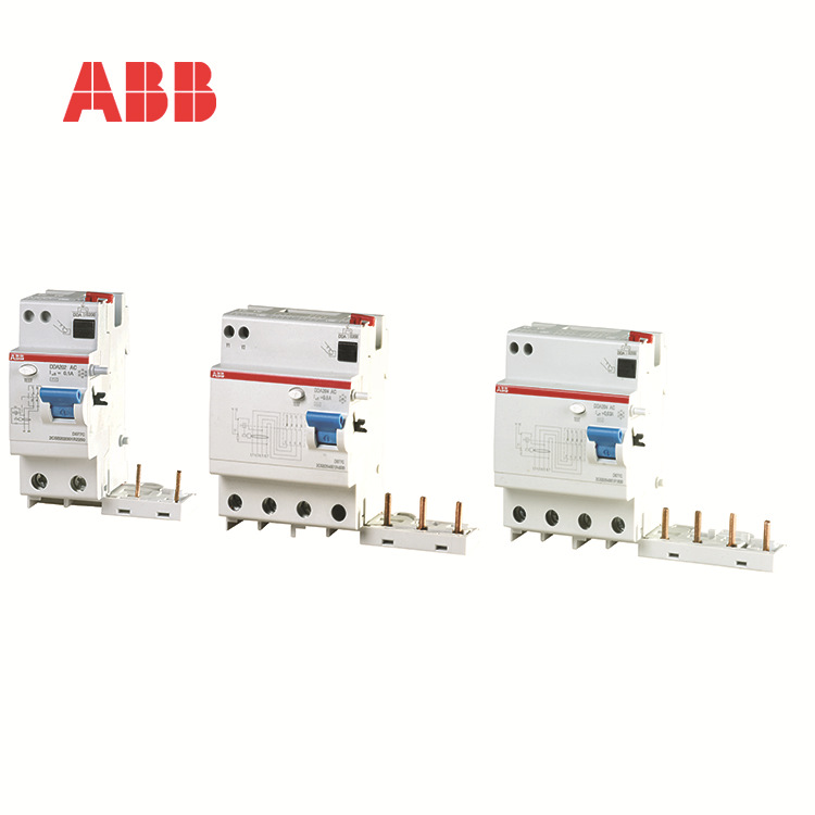 ABB漏电模块DDA200系列25A4P四极电磁式DDA204 AC-25/0.5