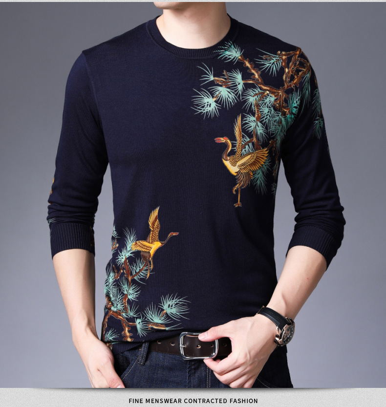 Pull homme JINGPENG INTERNATIONAL en Modal - Ref 3418092 Image 19