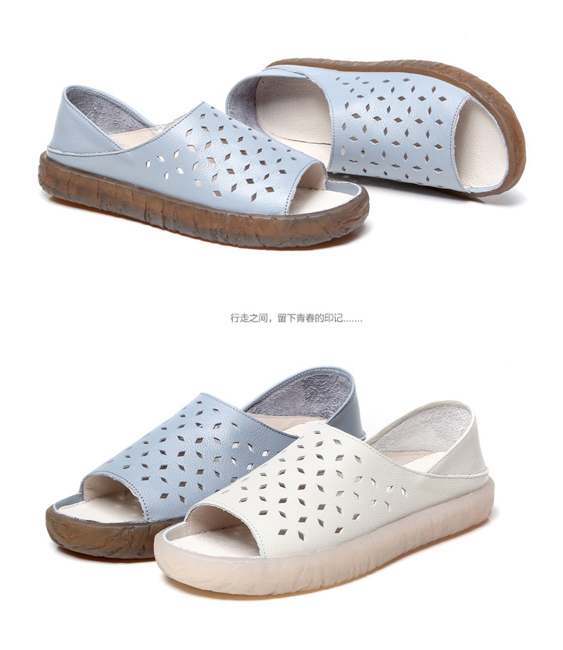 Chaussures été pour femme en Caoutchouc - Ref 3346720 Image 8