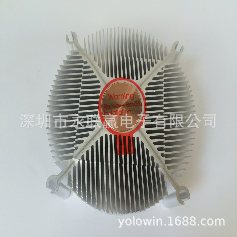 专业生产95*95*38mm铜芯太阳花散热片 电脑散热片 LED散热片