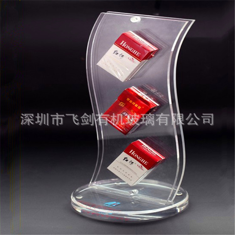 透明亚克力便利店超市烟柜烟架展示柜展示架收银台售香烟小货架子
