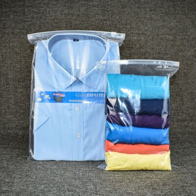 现货秋冬加厚 PE拉链袋 透明服装拉链自封袋 PE透明服饰包装袋