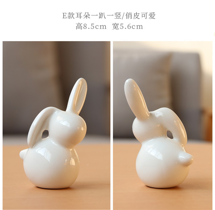 ceramic white rabbit (6)