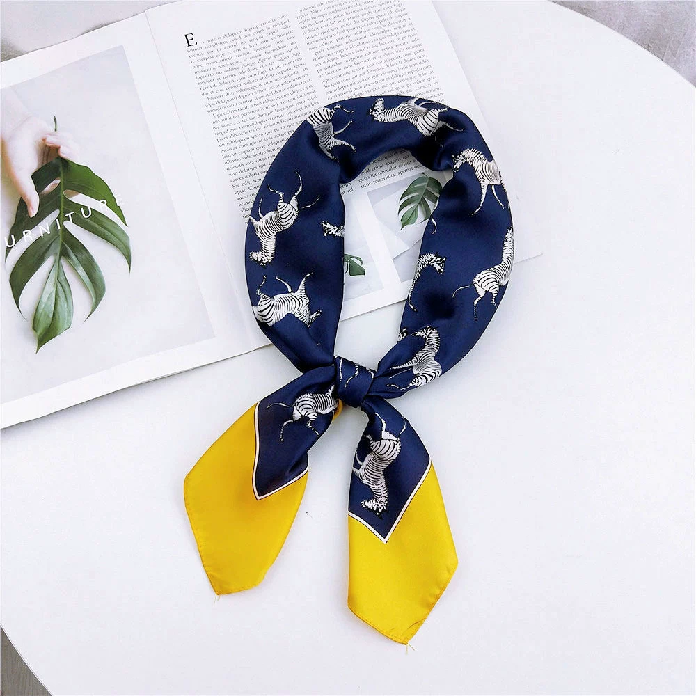 Universal demi-season scarf, thin neckerchief