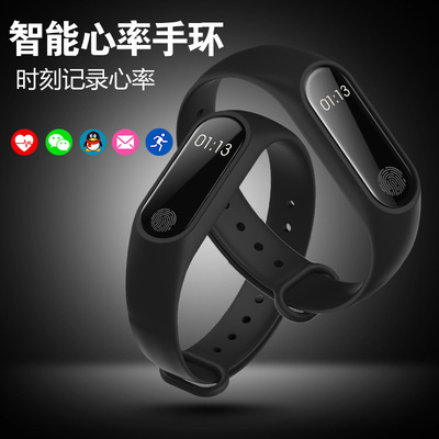 M2 Touch screen intelligence motion Bracelet Caller information Remind waterproof Heart Rate Monitor Bluetooth factory Direct selling