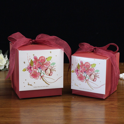 2021 new pattern Wedding celebration Candy box marry Candy originality Imperial jade seal Sen family European style Return ceremony Candy