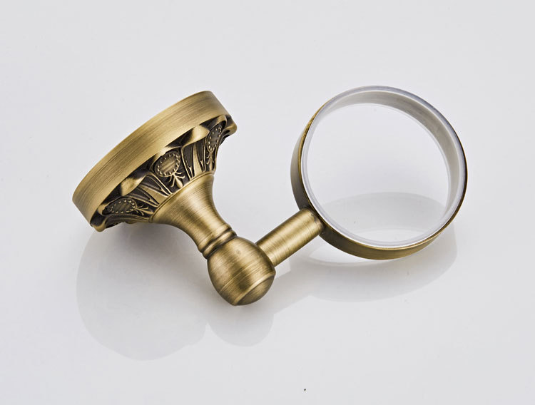 全铜卫浴五金挂件厂家批发陶瓷漱口杯架