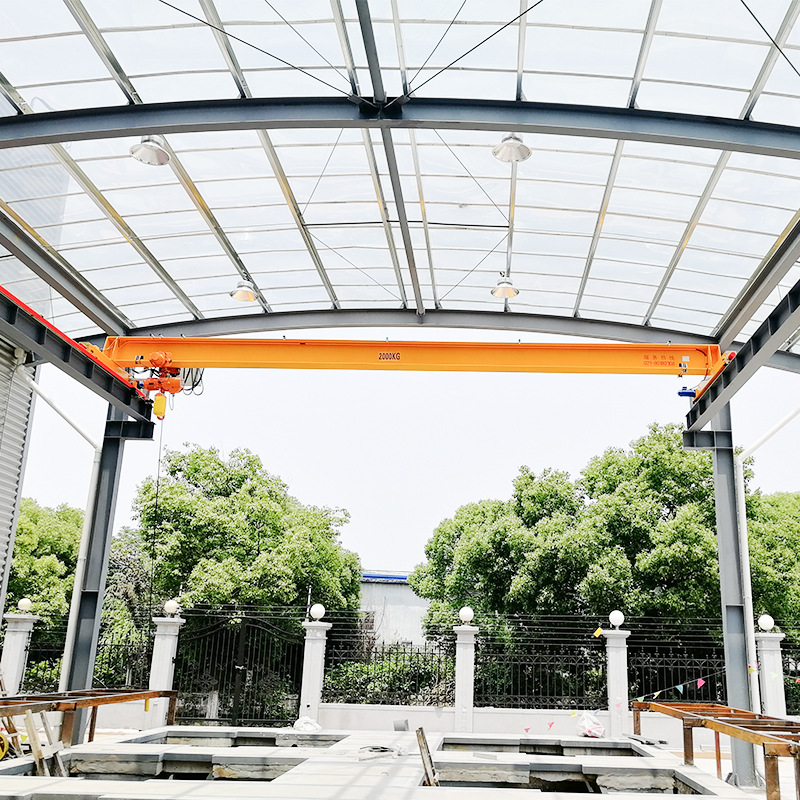 欧式单梁桥式起重机3吨单梁行车单梁行吊3t链条葫芦天车