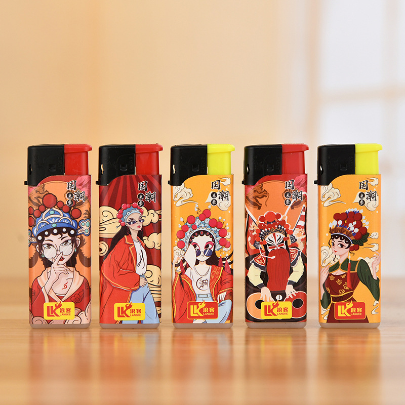 Rogue 801 automatic Flip Plastic inflation Windbreak lighter wholesale originality personality advertisement lighter customized