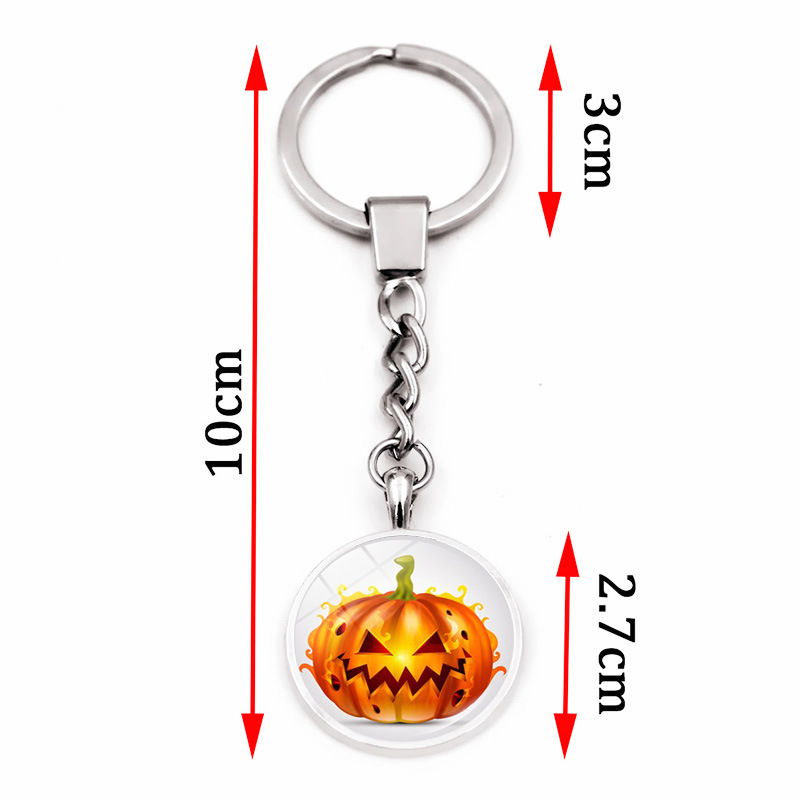 Porte-clés tendance en forme de gemmes pour Halloween, accessoires pendentif, cadeau d'Halloween, nouvelle collection_voghion.com