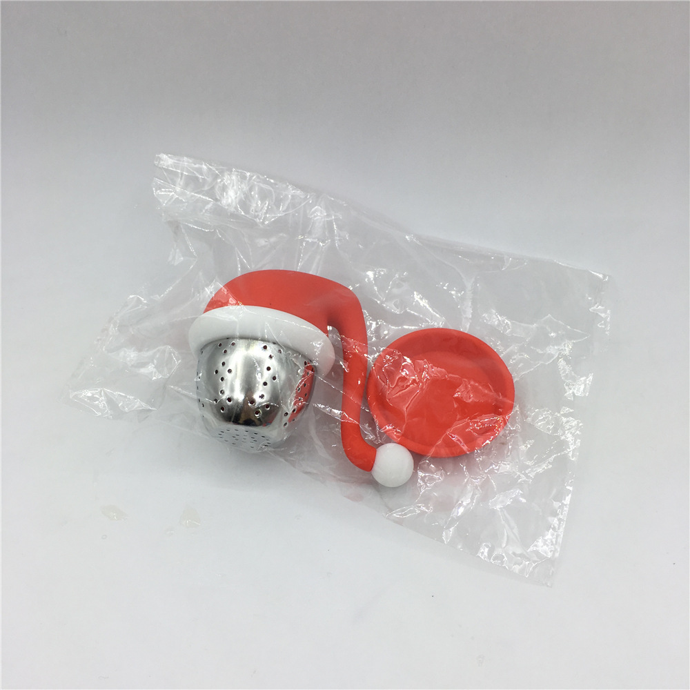 圣诞帽茶漏 Christmas hat tea infuse