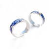 Fashionable starry sky, sophisticated ring for beloved, accessory, simple and elegant design, Korean style, South Korea