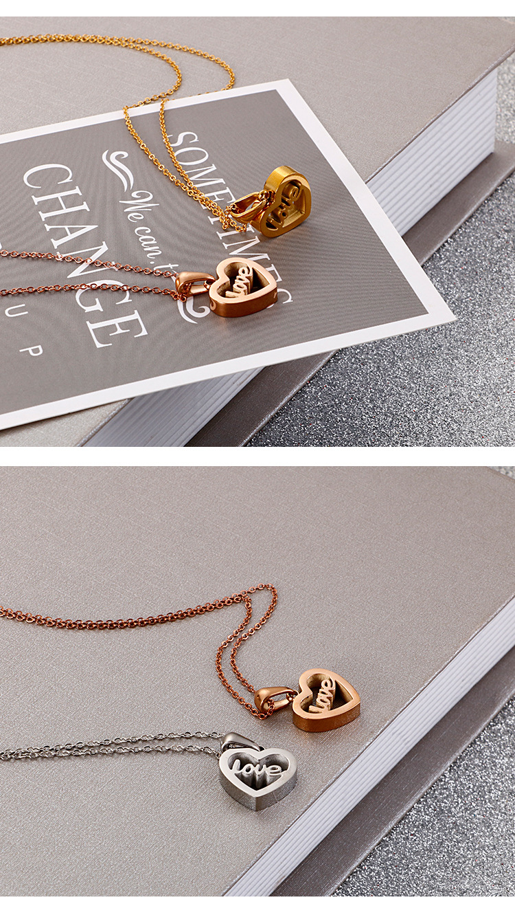 304 Stainless Steel Chain Material PVD Coated 18K Gold Plated Titanium Steel Korean Style Waterproof Non Tarnish Necklace