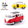 Metal bus, car model, toy, transport, jewelry for boys, scale 1:32