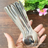 Spoon stainless steel for adults, mixing stick, increased thickness
