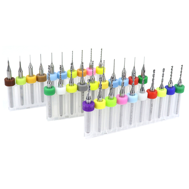 PCB钻头线路板硬质合金微型小钻头琥珀蜜蜡雕刻钻头打孔套装