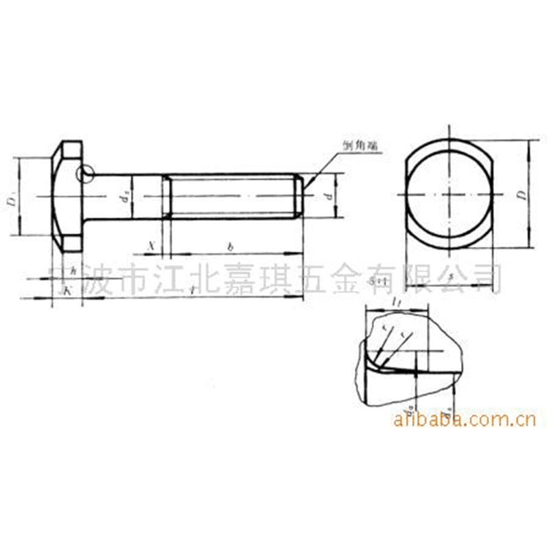 厂家供应 不锈钢 304六角头螺丝 批发