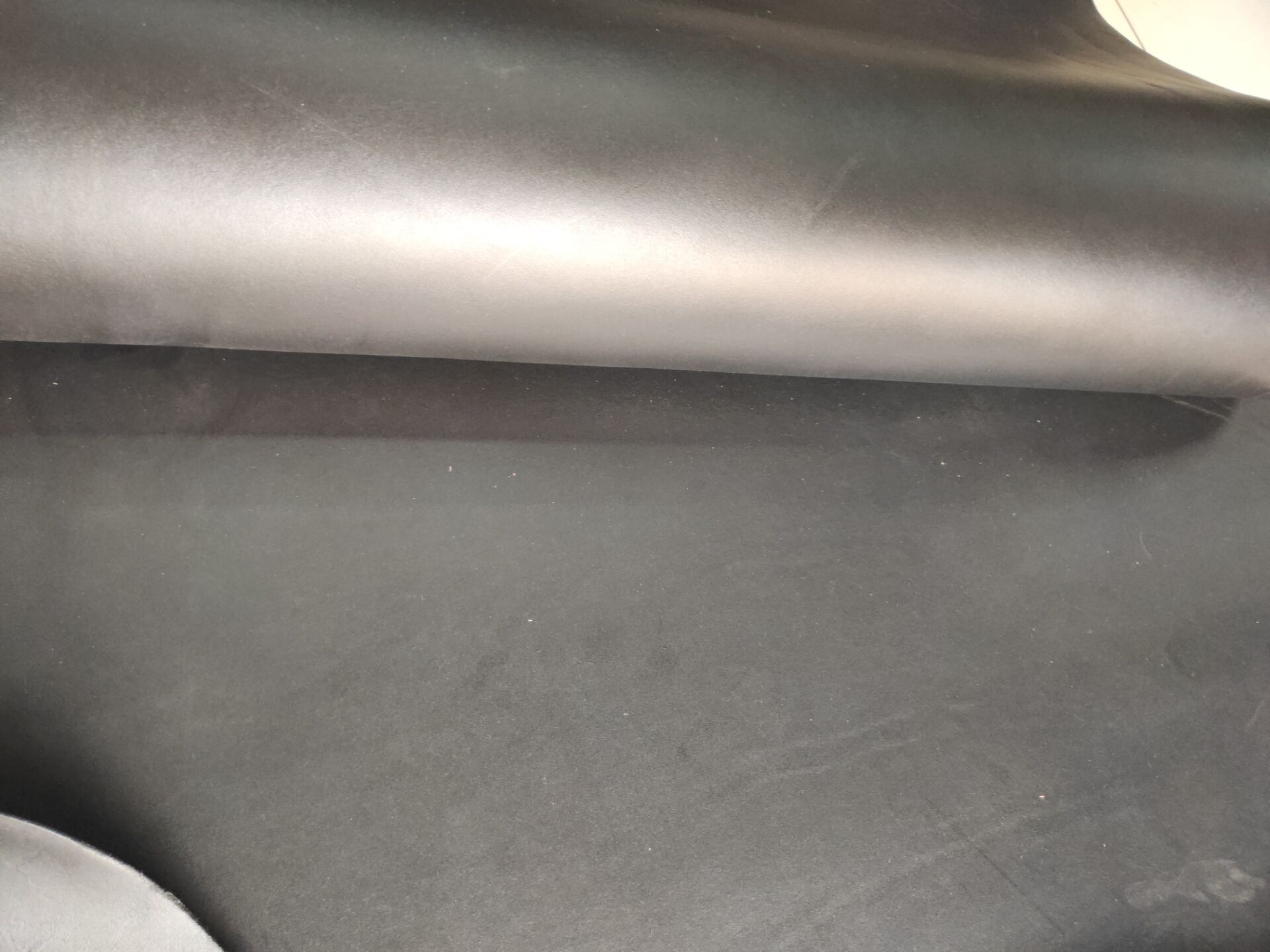 义乌攀大皮革 头层牛皮黑色3.0封底现货提供 修面皮