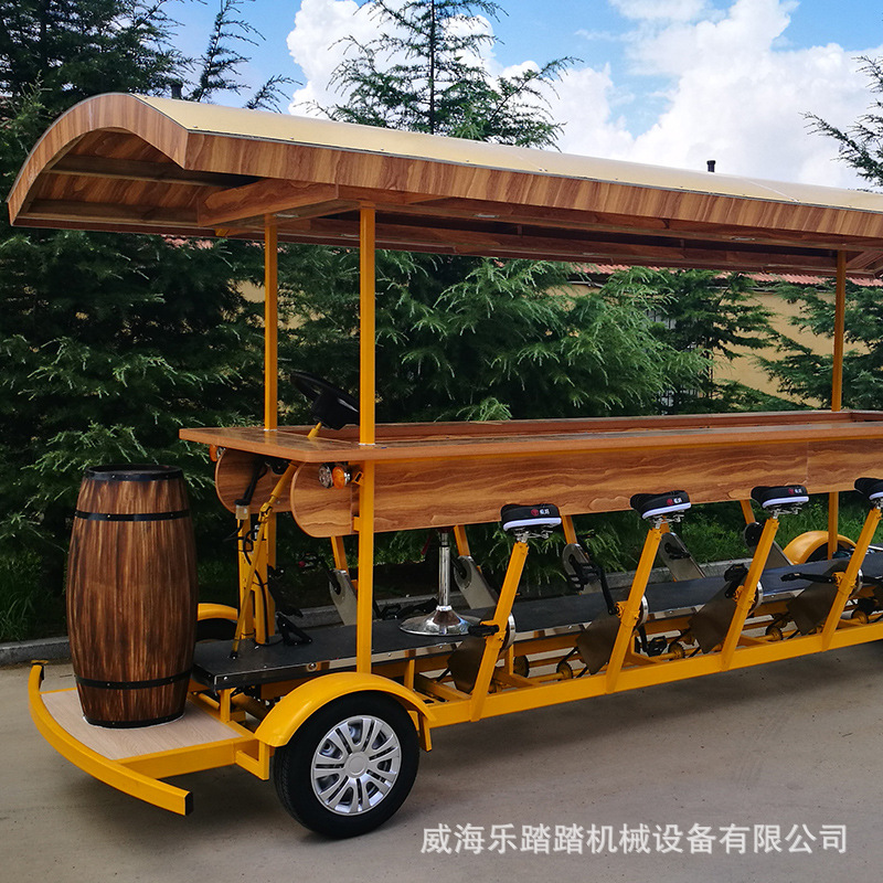 Manufactor Multiplayer Riding Beer party leisure time Bodybuilding Sightseeing Bar car move cold drink Voluntarily Streetscape