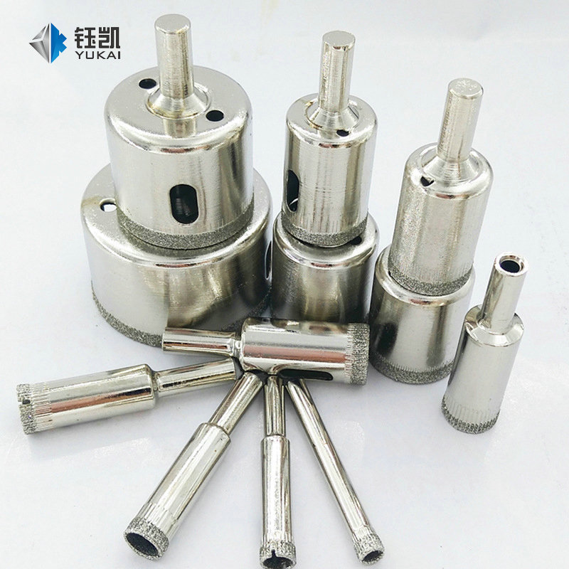 供应金刚石玻璃钻头 套装玻璃钻头 开孔器 模具钢专用钻头开孔器